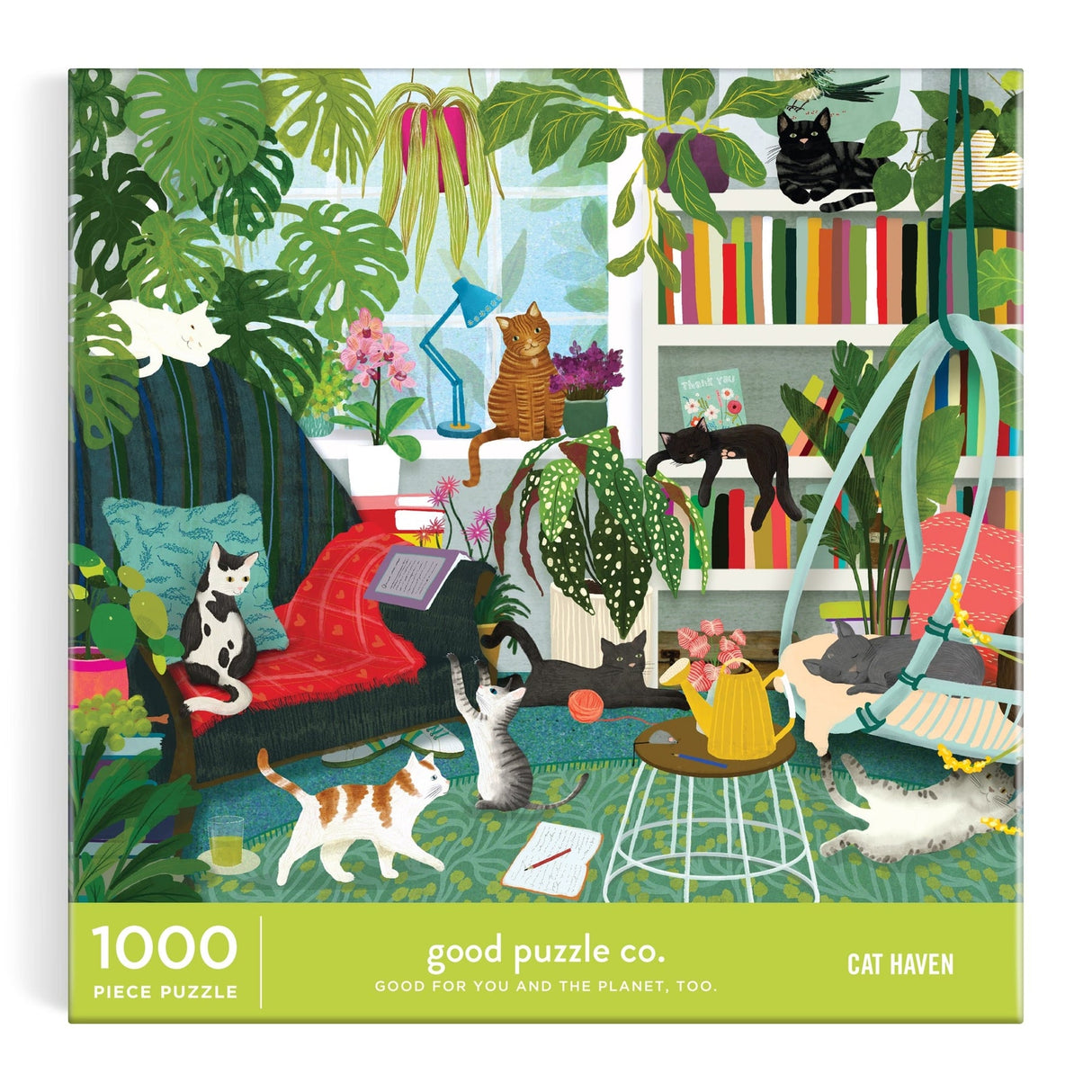 Cat Haven 1000 Piece Jigsaw Puzzle | Galison