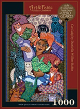 Cat Lady 1000 Piece Jigsaw Puzzle | Art & Fable - Jigsaw Puzzles - The Puzzle Center