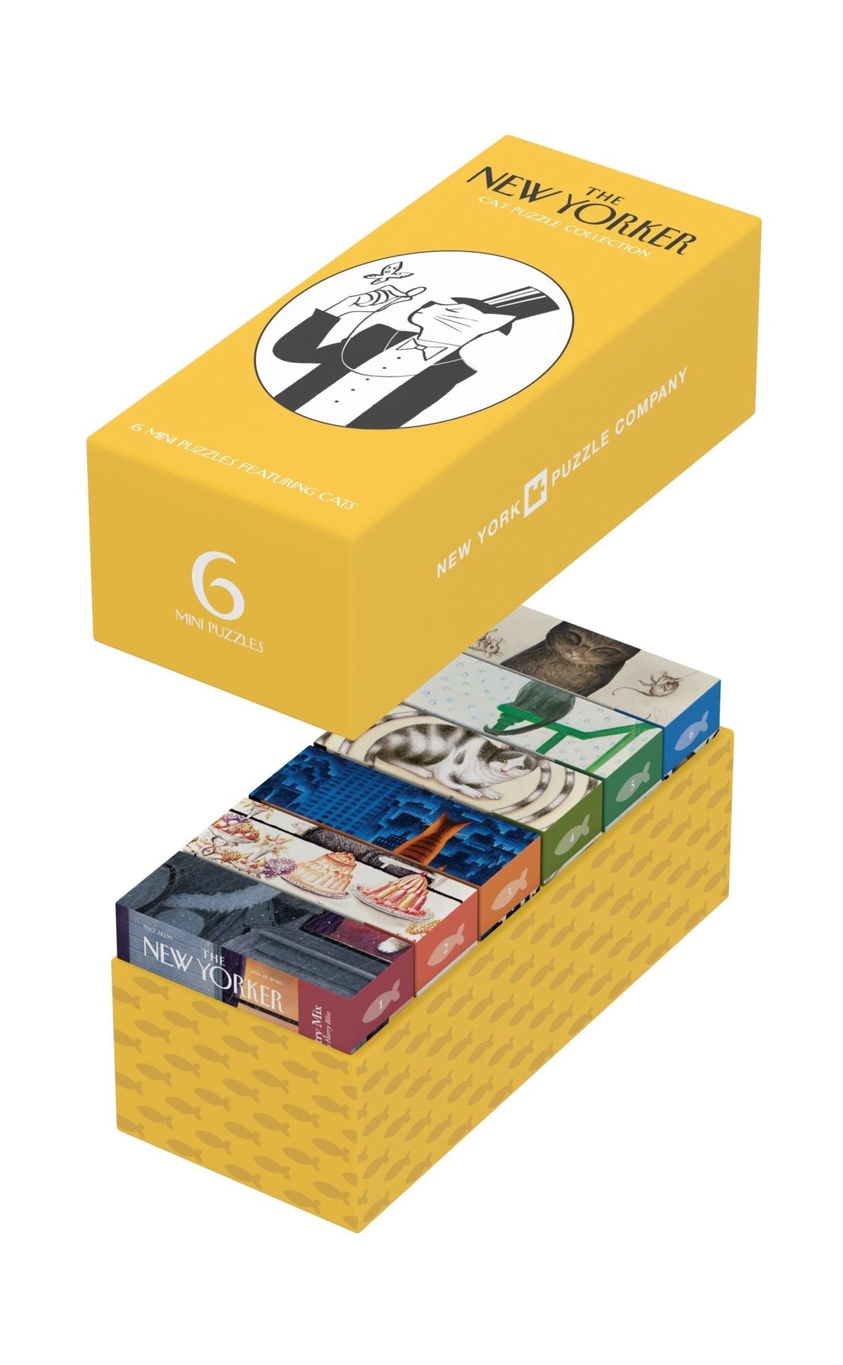 Cat Mini Puzzle Collector's Set puzzle box by New York Puzzle Company