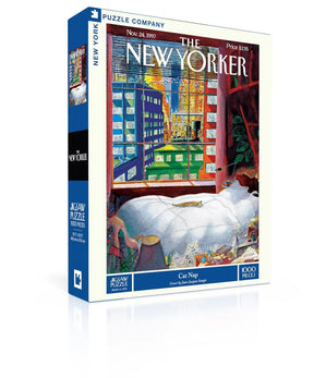 Cat Nap 1000 Piece Jigsaw Puzzle by New York Puzzle Company - New York Puzzle Company - Jigsaw Puzzles - The Puzzle Center