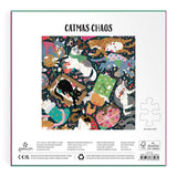 Catmas Chaos 500 Piece Jigsaw Puzzle | Galison - Jigsaw Puzzles - The Puzzle Center