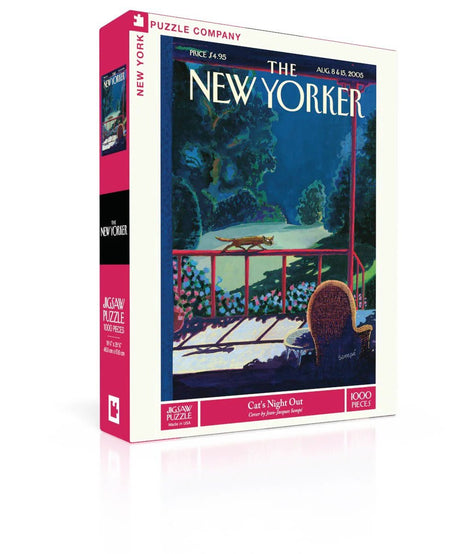 Cat's Night Out 1000 Piece Jigsaw Puzzle | New York Puzzle Company - Jigsaw Puzzles - The Puzzle Center