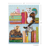 Cats on Books 250 Piece Jigsaw Puzzle Set | WerkShoppe - Jigsaw Puzzle - The Puzzle Center