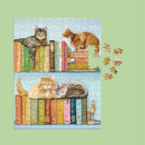 Cats on Books 250 Piece Jigsaw Puzzle Set | WerkShoppe - Jigsaw Puzzle - The Puzzle Center