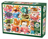 Cats vs Puzzles 1000 Piece Jigsaw Puzzle | Cobble Hill - Jigsaw Puzzles - The Puzzle Center