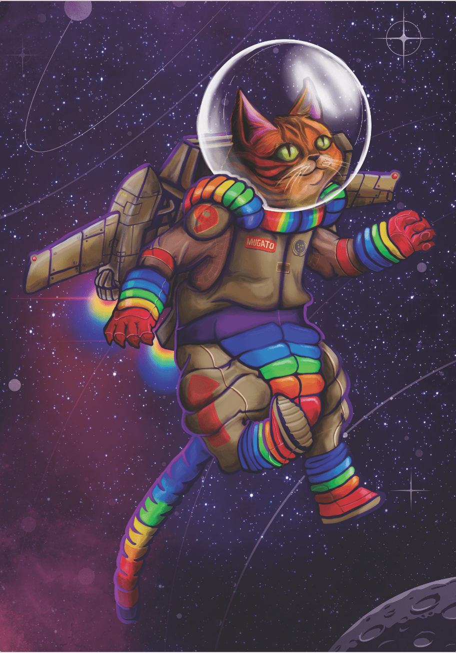 Catstornaut 500 Piece Jigsaw Puzzle | Unified Pieces - Jigsaw Puzzles - The Puzzle Center