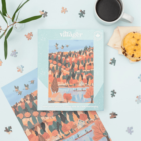 Changing Seasons 1000 Piece JIgsaw Puzzle | Villager - Jigsaw Puzzle - The Puzzle Center