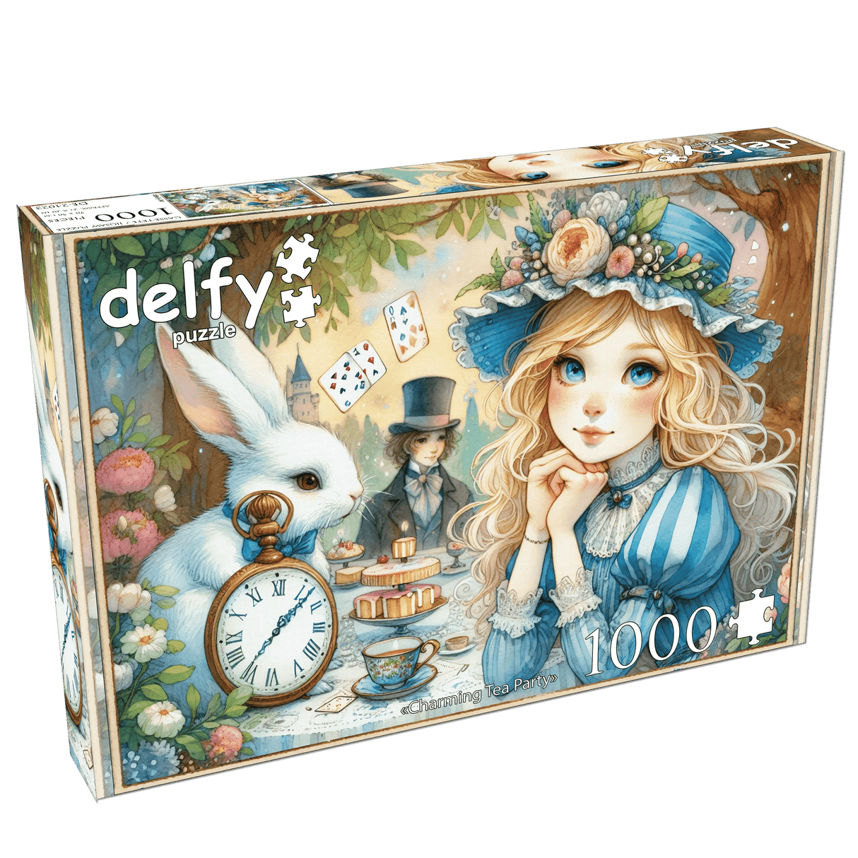 Charming Tea Party 1000 Piece Jigsaw Puzzle | Delfy Puzzles - Jigsaw Puzzles - The Puzzle Center