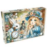 Charming Tea Party 1000 Piece Jigsaw Puzzle | Delfy Puzzles - Jigsaw Puzzles - The Puzzle Center