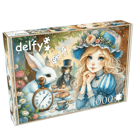 Charming Tea Party 1000 Piece Jigsaw Puzzle | Delfy Puzzles - Jigsaw Puzzles - The Puzzle Center