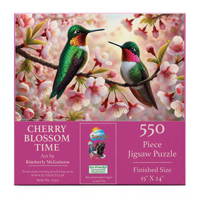 Cherry Blossom Time 550 Piece Jigsaw Puzzle | SunsOut - Jigsaw Puzzles - The Puzzle Center