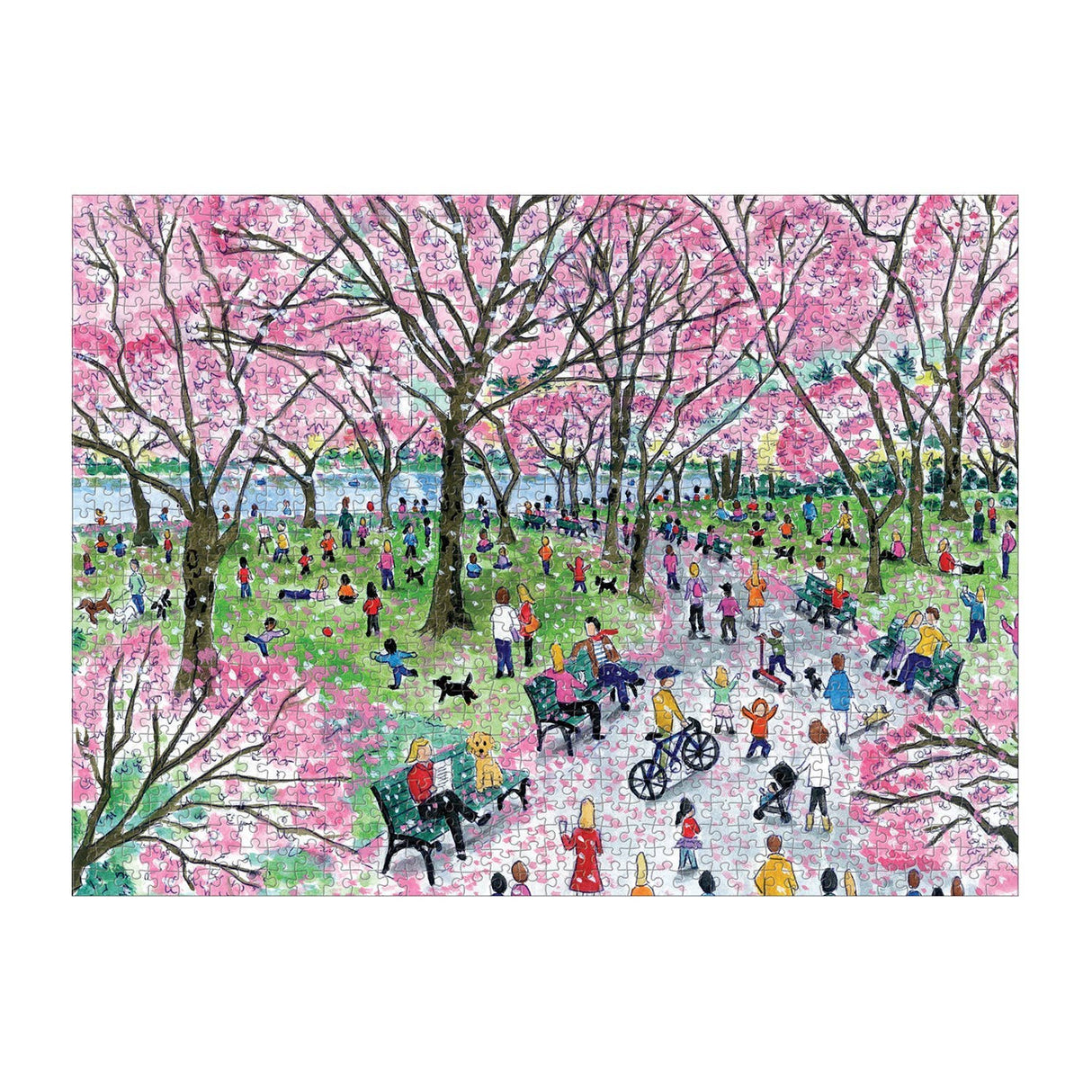 Cherry Blossoms 1000 Piece Jigsaw Puzzle by Galison and Michael Storrings - Galison - Jigsaw Puzzles - The Puzzle Center