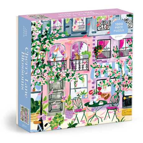 Cherry Lane Blossoms 1000 Piece Jigsaw Puzzle | Galison - Jigsaw Puzzles - The Puzzle Center