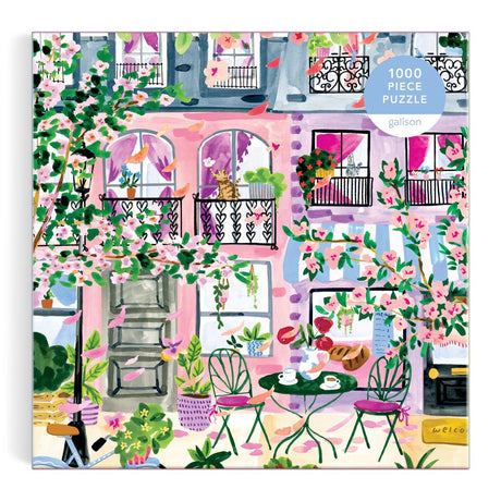 Cherry Lane Blossoms 1000 Piece Jigsaw Puzzle | Galison - Jigsaw Puzzles - The Puzzle Center