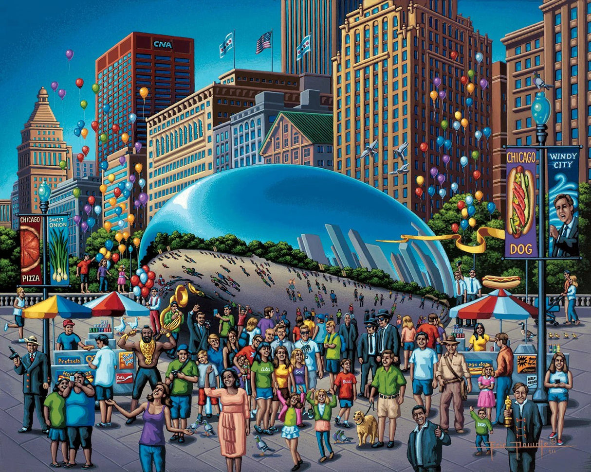 Chicago Bean 500 Piece Jigsaw Puzzle | Dowdle Puzzles - Jigsaw Puzzles - The Puzzle Center