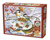 Chickadee Tea 275 Piece Easy Handling Jigsaw Puzzle | Cobble Hill - Jigsaw Puzzles - The Puzzle Center