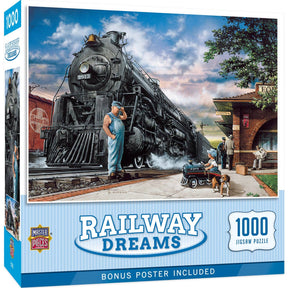 Childhood Dreams - Railway Dreams 1000 Piece Puzzle | Masterpieces Puzzles - Masterpieces Puzzles - Jigsaw Puzzles - The Puzzle Center