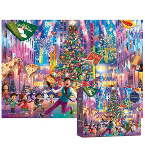 Christmas at Rockefeller 1000 Piece Jigsaw Puzzle | Antelope Puzzle - Jigsaw Puzzles - The Puzzle Center