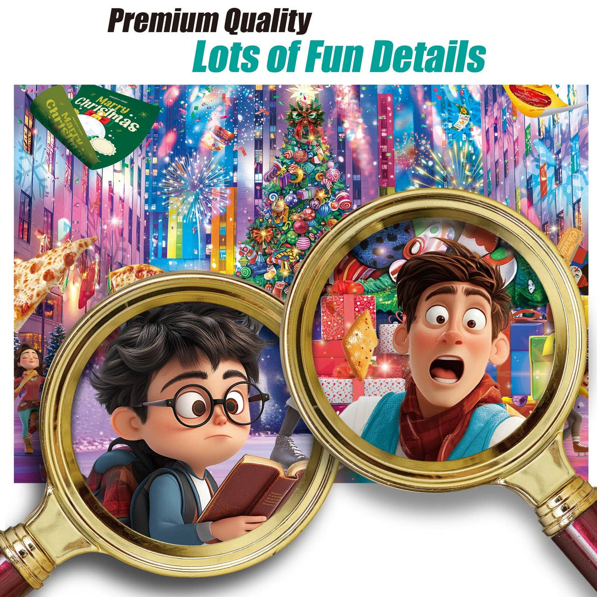 Christmas at Rockefeller 1000 Piece Jigsaw Puzzle | Antelope Puzzle - Jigsaw Puzzles - The Puzzle Center