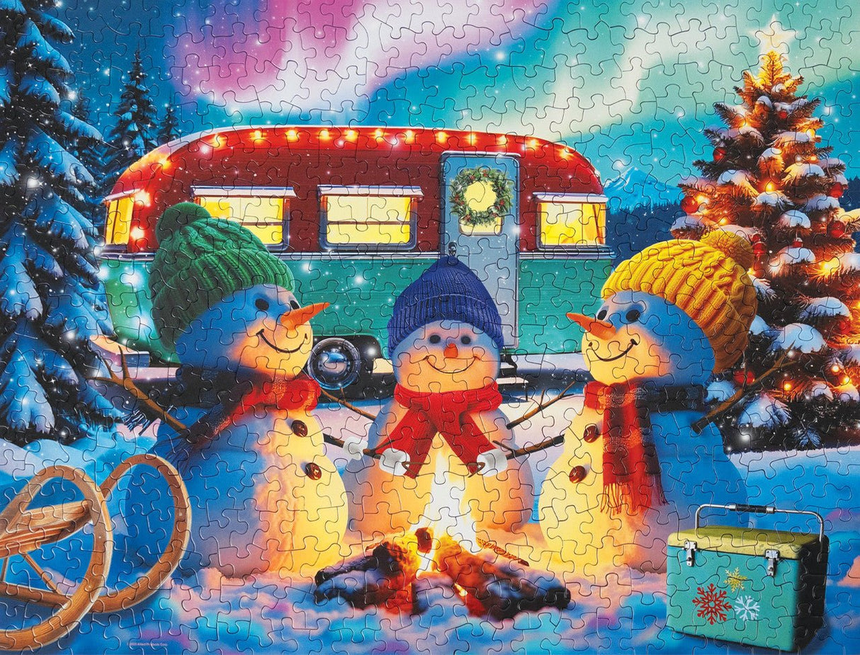 Christmas Camper 500 Piece Jigsaw Puzzle | Springbok Puzzles - Springbok Puzzles - Jigsaw Puzzles - The Puzzle Center