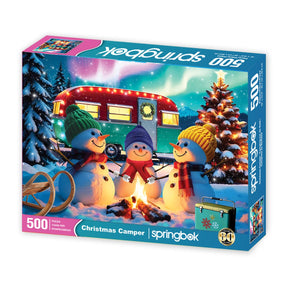 Christmas Camper 500 Piece Jigsaw Puzzle | Springbok Puzzles - Springbok Puzzles - Jigsaw Puzzles - The Puzzle Center