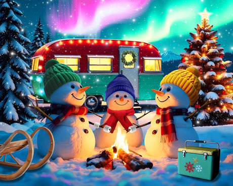 Christmas Camper 500 Piece Jigsaw Puzzle | Springbok Puzzles - Springbok Puzzles - Jigsaw Puzzles - The Puzzle Center