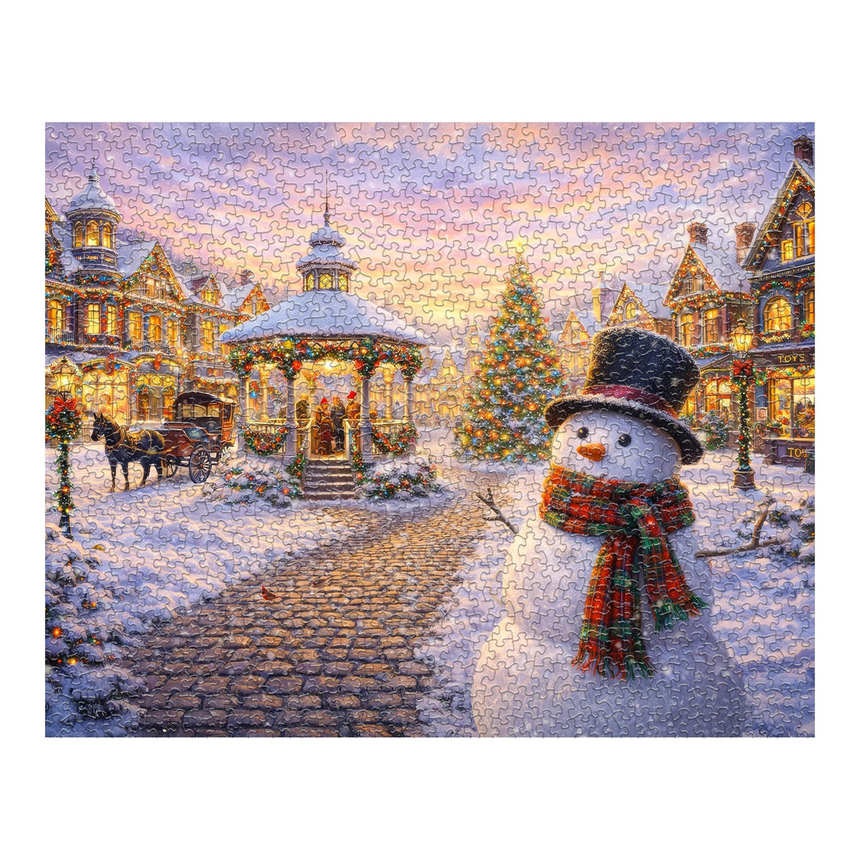 Christmas Carols 500 Piece Jigsaw Puzzle | Springbok Puzzles - Jigsaw Puzzles - The Puzzle Center