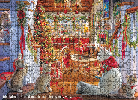 Christmas Dinner 1000 Piece Jigsaw Puzzle | Eurographics - Jigsaw Puzzles - The Puzzle Center