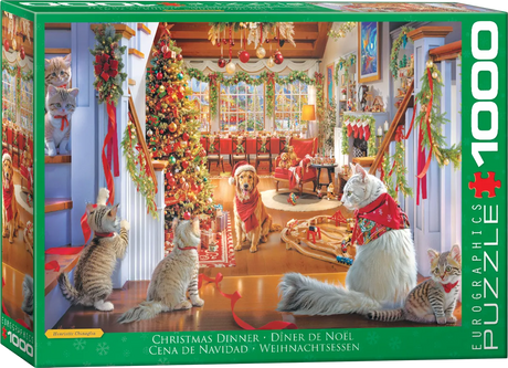 Christmas Dinner 1000 Piece Jigsaw Puzzle | Eurographics - Jigsaw Puzzles - The Puzzle Center