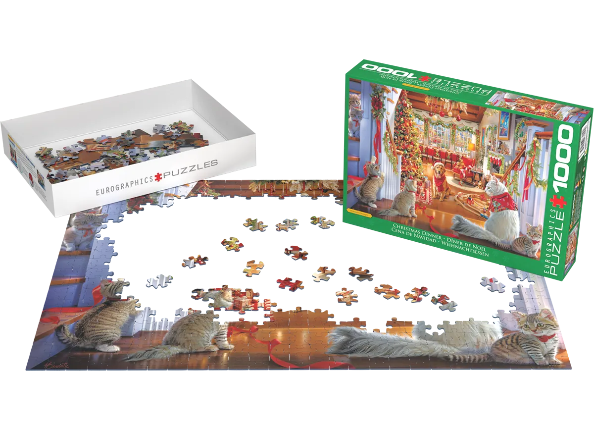 Christmas Dinner 1000 Piece Jigsaw Puzzle | Eurographics - Jigsaw Puzzles - The Puzzle Center