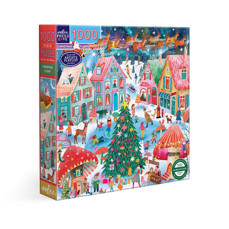 Christmas Flight 1000 Piece Jigsaw Puzzle | eeBoo - Jigsaw Puzzles - The Puzzle Center