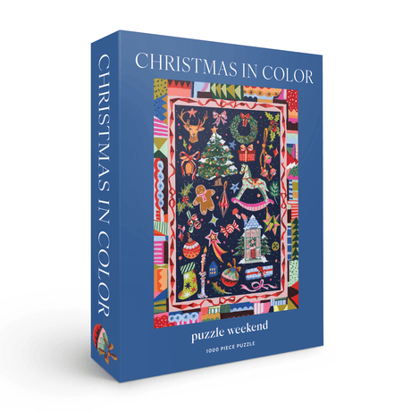 Christmas in Color 1000 Piece Christmas Puzzle | Puzzle Weekend - Jigsaw Puzzles - The Puzzle Center