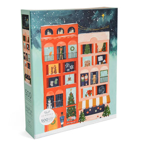 Christmas in the City - 500 Piece Jigsaw Puzzle by 1canoe2 - 1canoe2 | One Canoe Two Paper Co. - Jigsaw Puzzles - The Puzzle Center - 