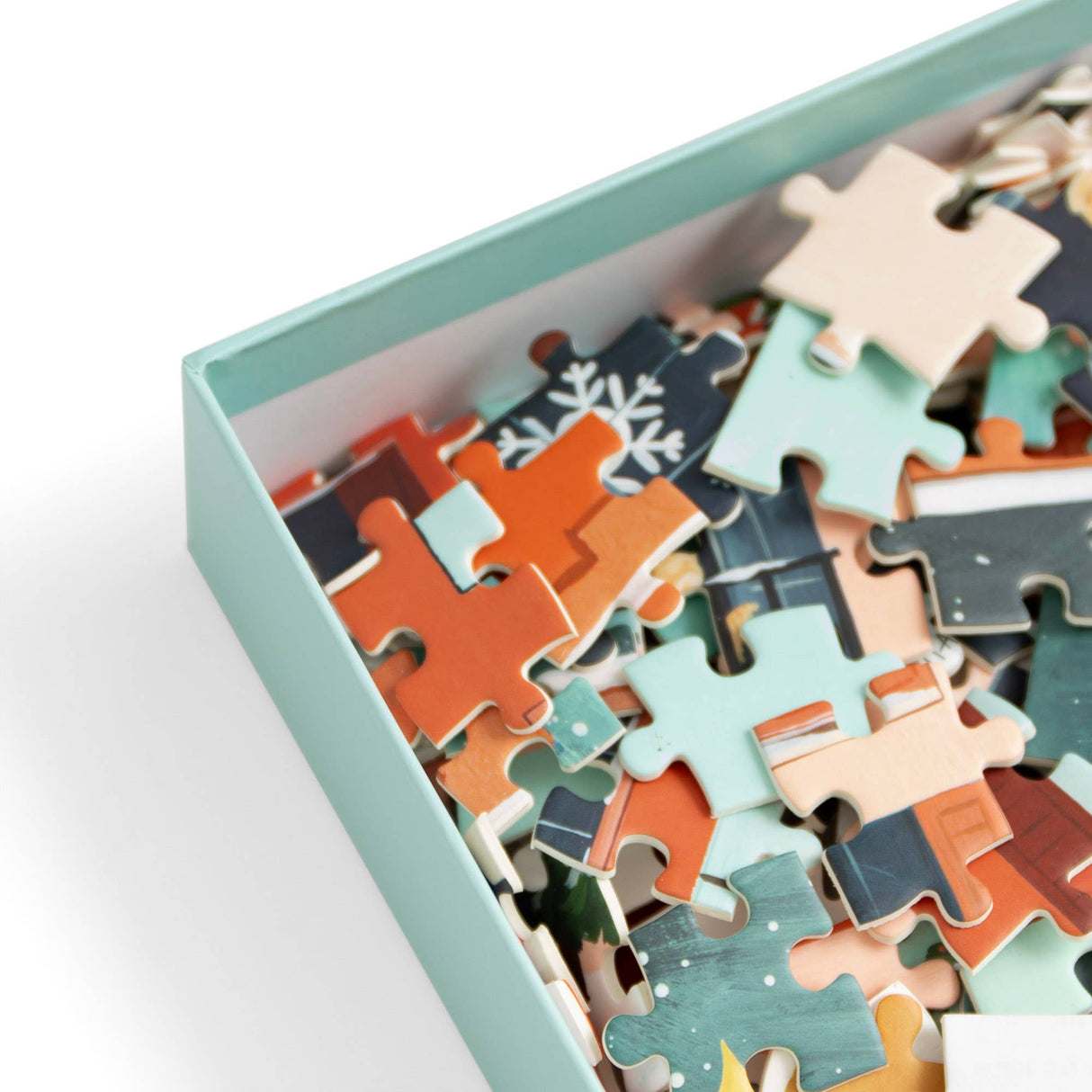 Christmas in the City - 500 Piece Jigsaw Puzzle by 1canoe2 - 1canoe2 | One Canoe Two Paper Co. - Jigsaw Puzzles - The Puzzle Center - 