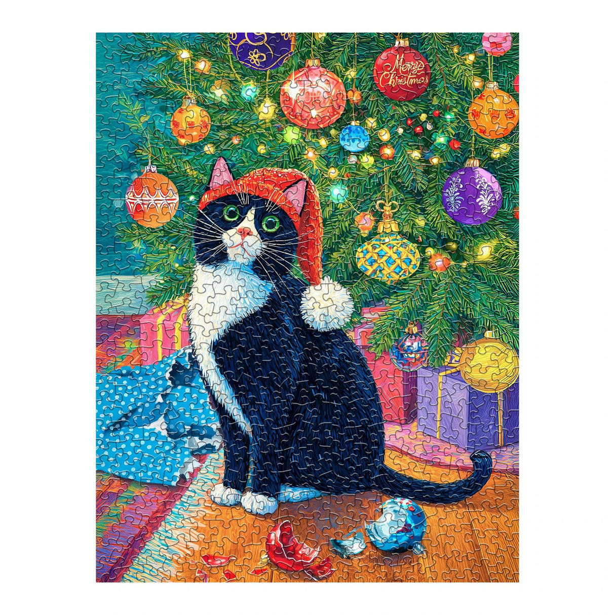 Christmas Morning Mayhem 500 Piece Jigsaw Puzzle | Springbok Puzzles - Jigsaw Puzzles - The Puzzle Center