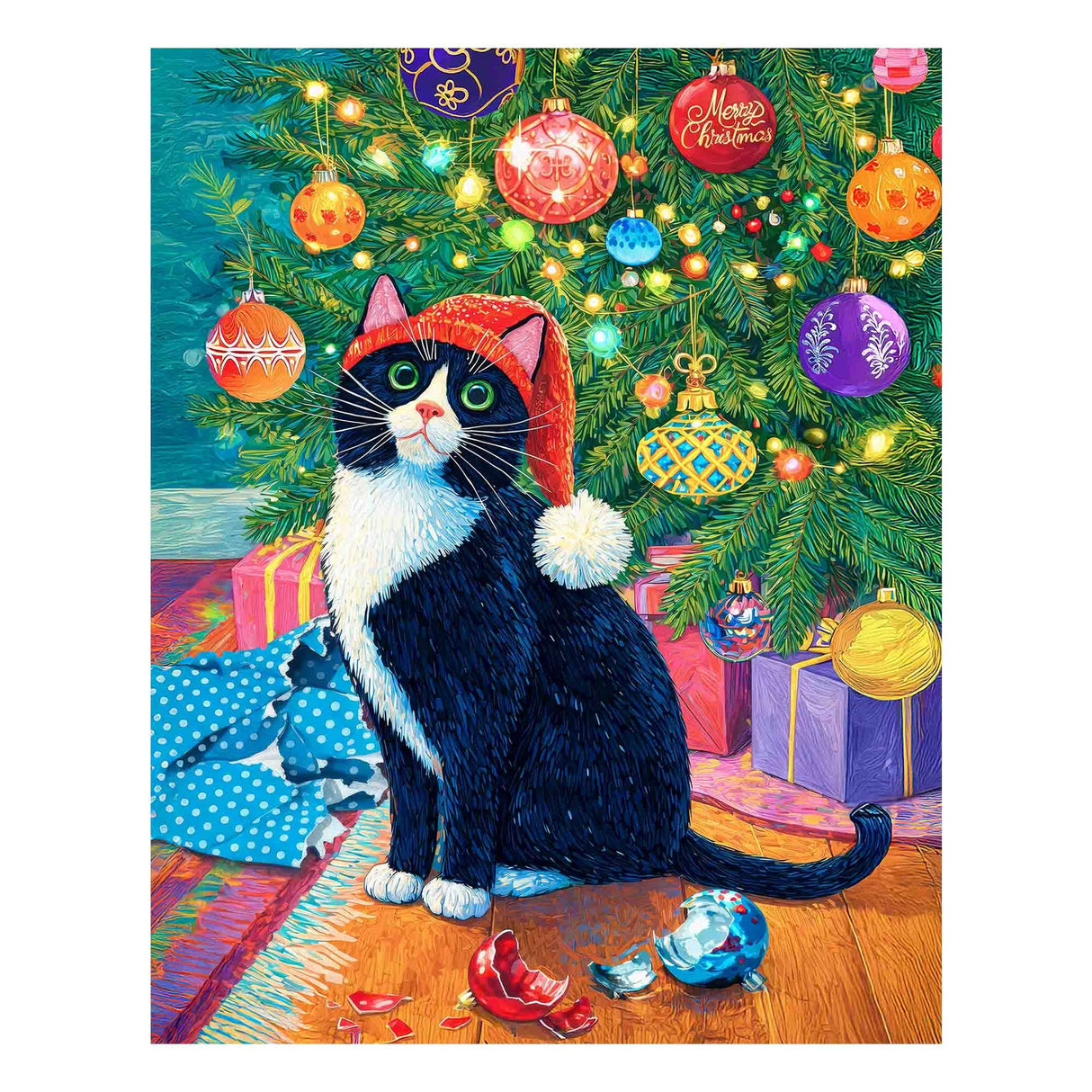 Christmas Morning Mayhem 500 Piece Jigsaw Puzzle | Springbok Puzzles - Jigsaw Puzzles - The Puzzle Center