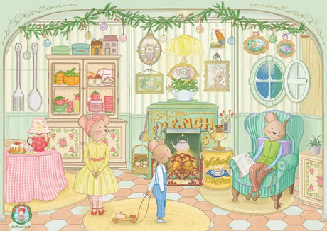 Christmas Mouse House 1000 Piece Jigsaw Puzzle | Magnolia - Jigsaw Puzzles - The Puzzle Center