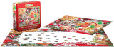 Christmas Table 1000 - Piece Jigsaw Puzzle in Collectible Tin by Eurographics - Eurographics - Jigsaw Puzzles - The Puzzle Center - 