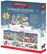 Christmas Town Fair - Advent Calendar 24 x 50 Pcs Jigsaw Puzzles | Eurographics - Jigsaw Puzzles - The Puzzle Center