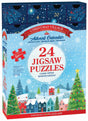Christmas Village - Advent Calendar 24 x 50 Pcs Jigsaw Puzzles | Eurographics - Jigsaw Puzzles - The Puzzle Center