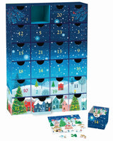 Christmas Village - Advent Calendar 24 x 50 Pcs Jigsaw Puzzles | Eurographics - Jigsaw Puzzles - The Puzzle Center