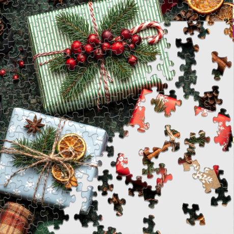 Christmas Wrapping 500 Piece Jigsaw Puzzle | Springbok Puzzles - Jigsaw Puzzles - The Puzzle Center