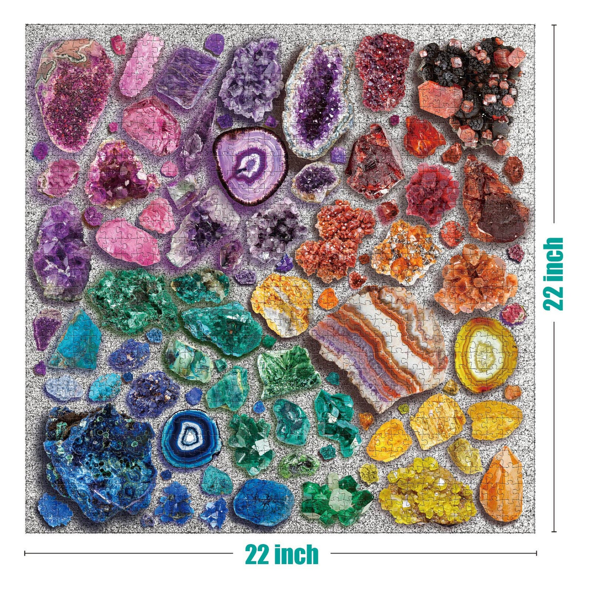 Chromatic Crystals 1000 Piece Jigsaw Puzzle | Antelope Puzzle - Jigsaw Puzzles - The Puzzle Center