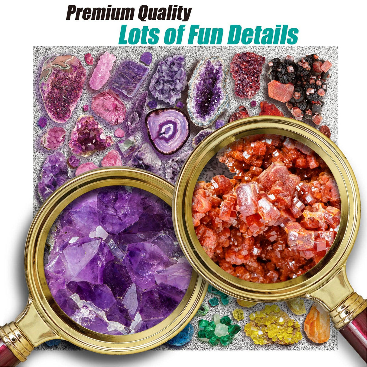 Chromatic Crystals 1000 Piece Jigsaw Puzzle | Antelope Puzzle - Jigsaw Puzzles - The Puzzle Center