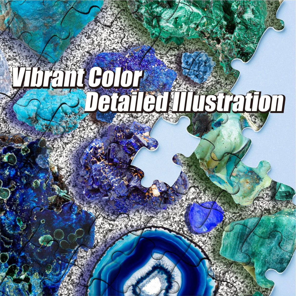 Chromatic Crystals 1000 Piece Jigsaw Puzzle | Antelope Puzzle - Jigsaw Puzzles - The Puzzle Center