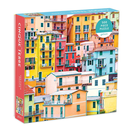Ciao from Cinque Terre 500 Piece Puzzle by Galison - Galison - Jigsaw Puzzles - The Puzzle Center - 