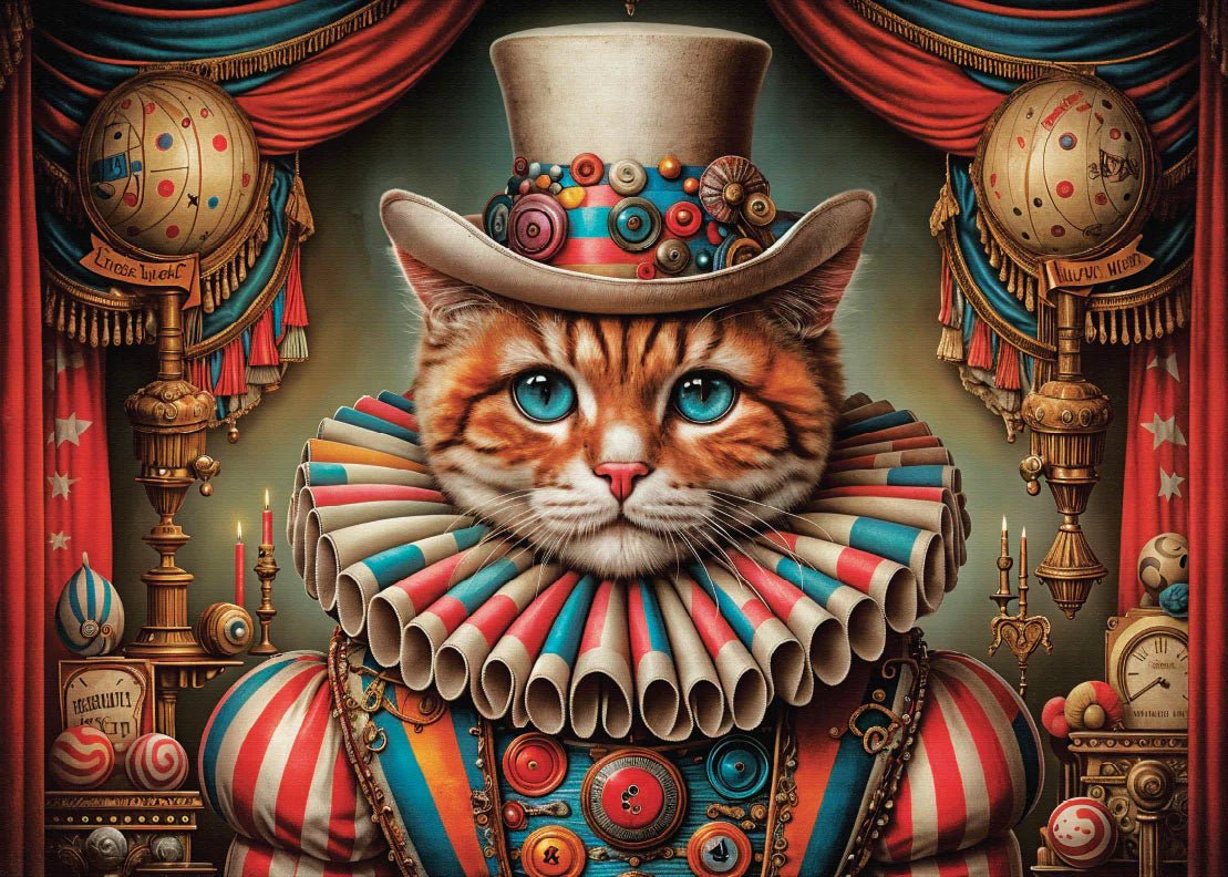 Circus Purrformer 1000 Piece Jigsaw Puzzle | Delfy Puzzles - Jigsaw Puzzles - The Puzzle Center