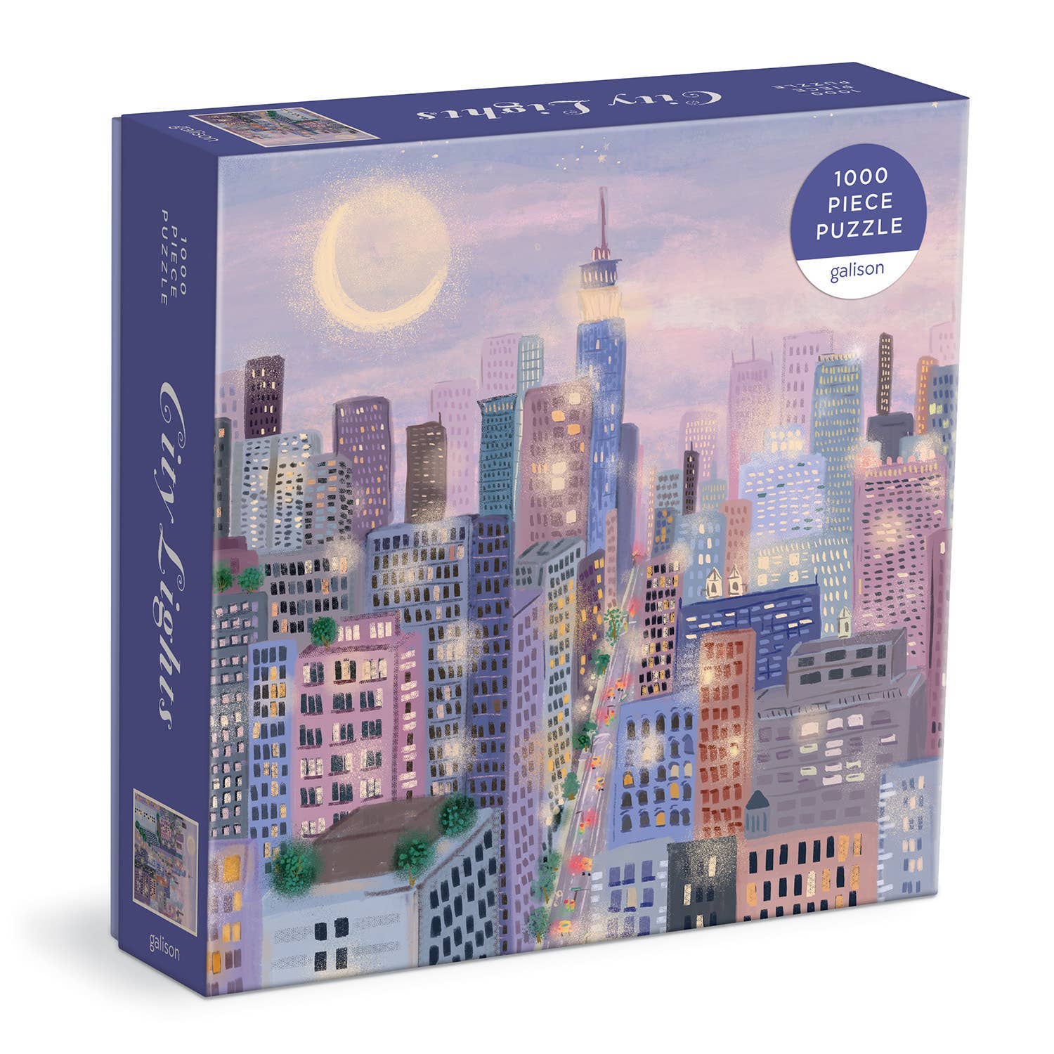 Galison | Christmas In Paris 1000 Piece Foil Puzzle Sweet Janes - Gift And Confectionary