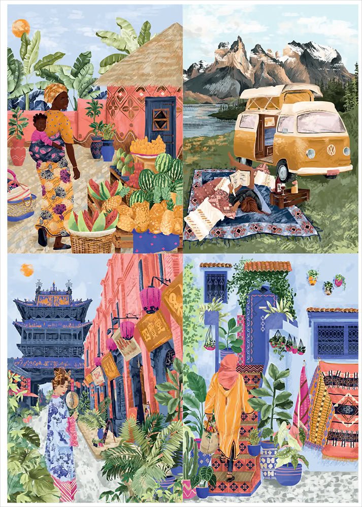 Claire Morris 4x260 Piece Puzzles | Magnolia – The Puzzle Center