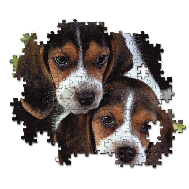 Close Together 500 Piece Puzzle by Clementoni | Cute Beagle